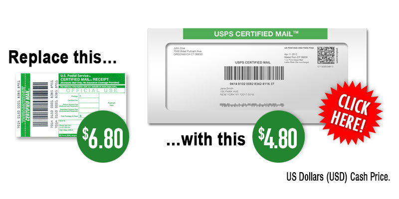how much to mail a letter with tracking usps